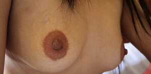 Eyes of exotic legal teen are hidden so she freely takes cock into her muff