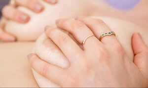 Upskirt tease and additionally a ton of fingering with a horny lady in HQ