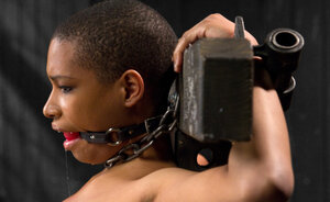 Latex thrall is going to get destroyed in a freaky scene likewise