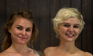 Blonde slut is going to be treated like a sex object today