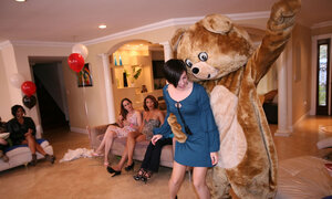 Wild stripper experience with a bigcocked guy and moreover a excited bunch