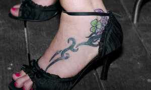 Bree Barrett showing her tats & looking hot along the way