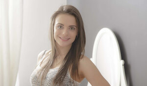 Gorgeous babe likes to get her tight holes smashed by fat dicks