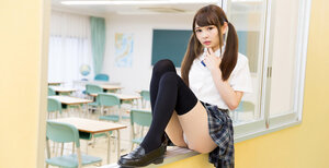 Little Asian schoolgirl strips and also flaunts her bare bum and also muff