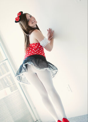 Aroused Minnie Mouse begs to get her large boobs and besides ass bounced