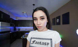 Aria Lee invites her huge dick friend to fuck her mouth