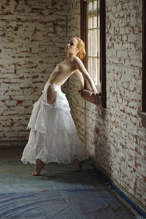 Sally A shows off her beauty in a Met Art gallery