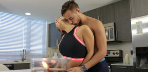 Evelin Stone with petite breasts gets licked and fucked silly