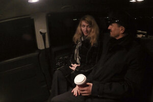 Czech blonde wants his thick drip after a quick backseat tease
