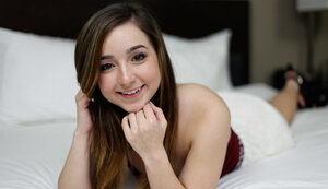 Bambi Brooks indulges in teasing before taking his beefy dong