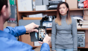 Aubree Ice gets banged by Tommy Gunn after stealing at a store