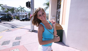 Pre-fame Riley Reid showing off her deluxe immature tight bod