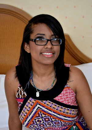 Nice-looking 18-19 y.o. Diana Worship strips and additionally leaves not a thing on but her glasses