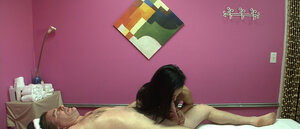 Maria Ivanova gives a tugjob then gets fucked hard on the massage table