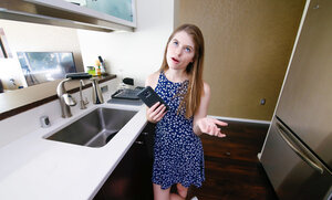 Alice March coerced into illicit blowjobs and doggystyle by Kyle Mason