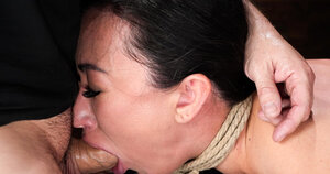 Brunette squirter Lily Lane gets pegged down up and makes a huge mess during her intense session with Tommy Pistol