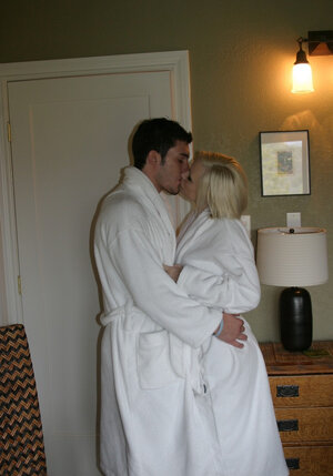 Tiny blonde lassie can’t resist to get drilled by her lover outdoors